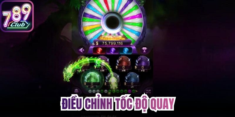 Điều chỉnh tốc độ quay