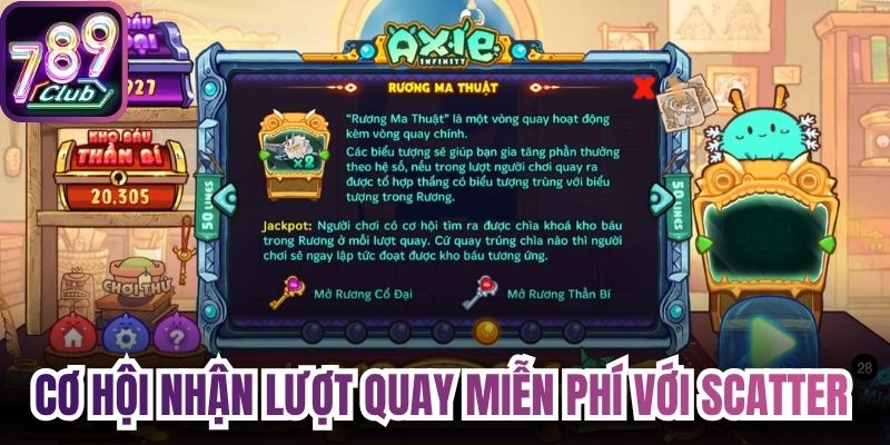 Cơ hội nhận lượt quay miễn phí với Scatter 