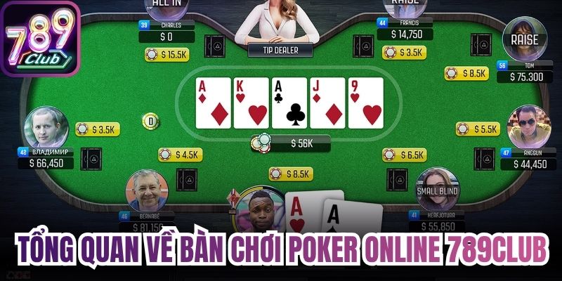 Tổng quan về bàn chơi Poker 789Club